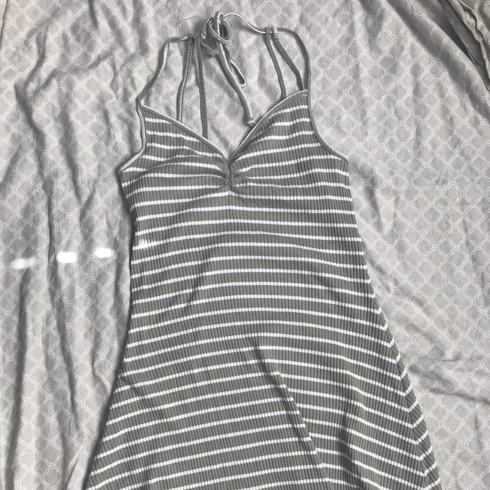 Ribbed Strappy Sundress